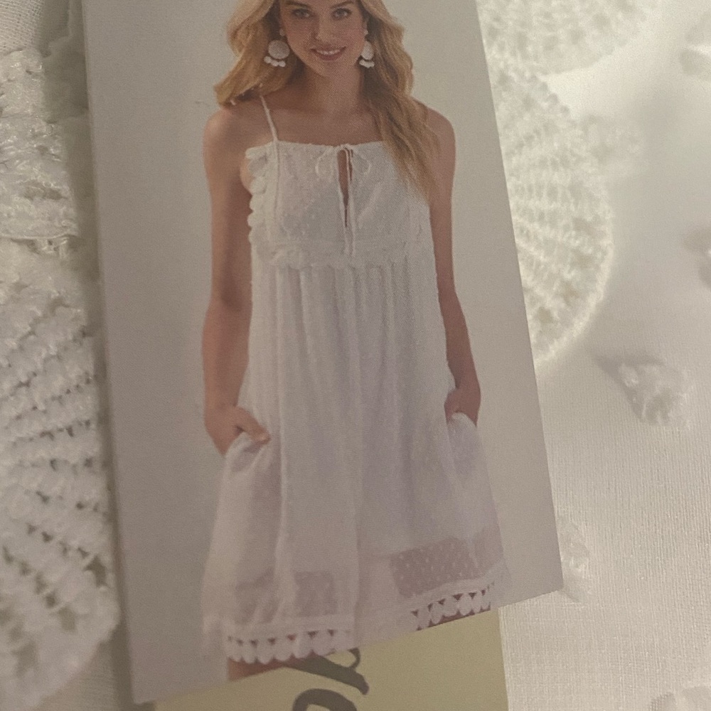 NWT Women’s White Swiss dot size S - Picture 10 of 13